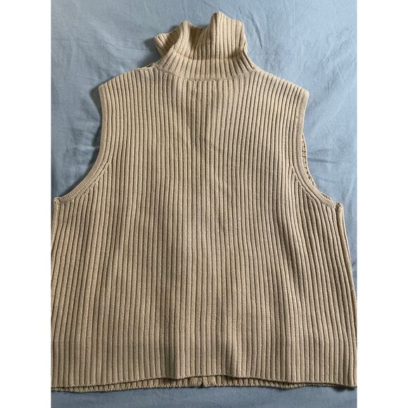 Vtg. Designer's Studio Originals Leather and Embroidered Vest SZ XL Y2K/ 90s - Picture 2 of 8